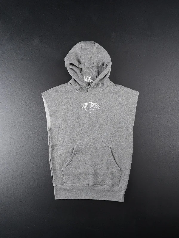 Comfortable Jackets PROGRESS SLEEVELESS PULLOVER - GREY