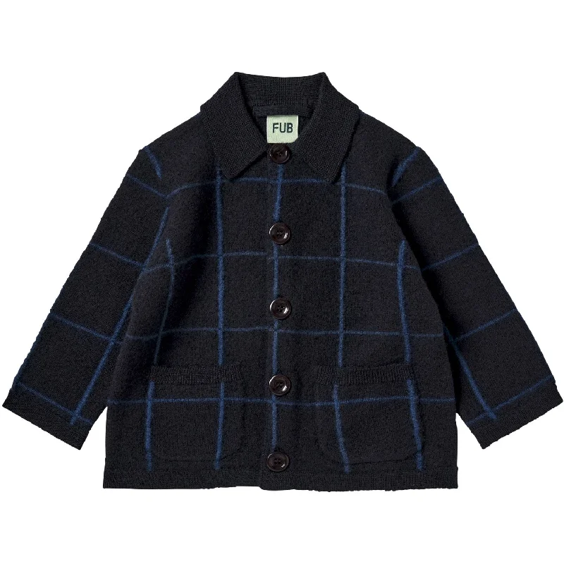 Cozy Outerwear FUB Dark Navy/Pond Blue Baby Felted Jacket