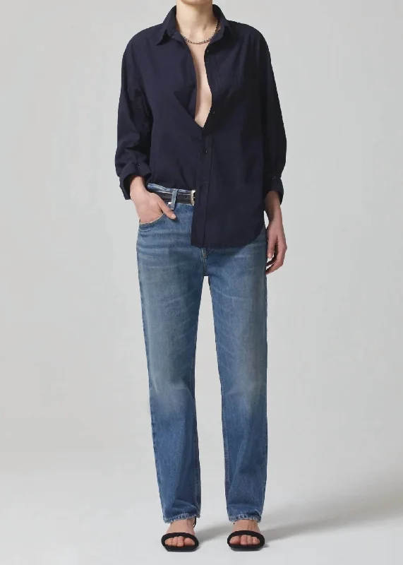 Fashionable Comfort Neve Low Slung Relaxed Jean In Oasis