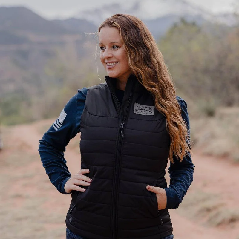 Cozy Lifestyle Women's Grunt Vest - Black