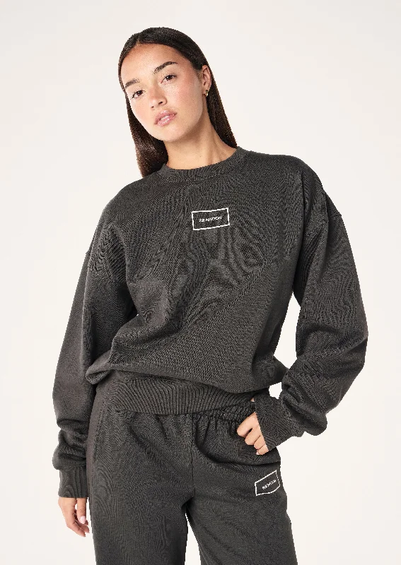 Casual Chic Looks NEO SWEAT IN GUNMETAL