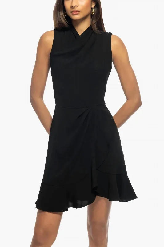 Comfortable Chic Isla Dress in Jet