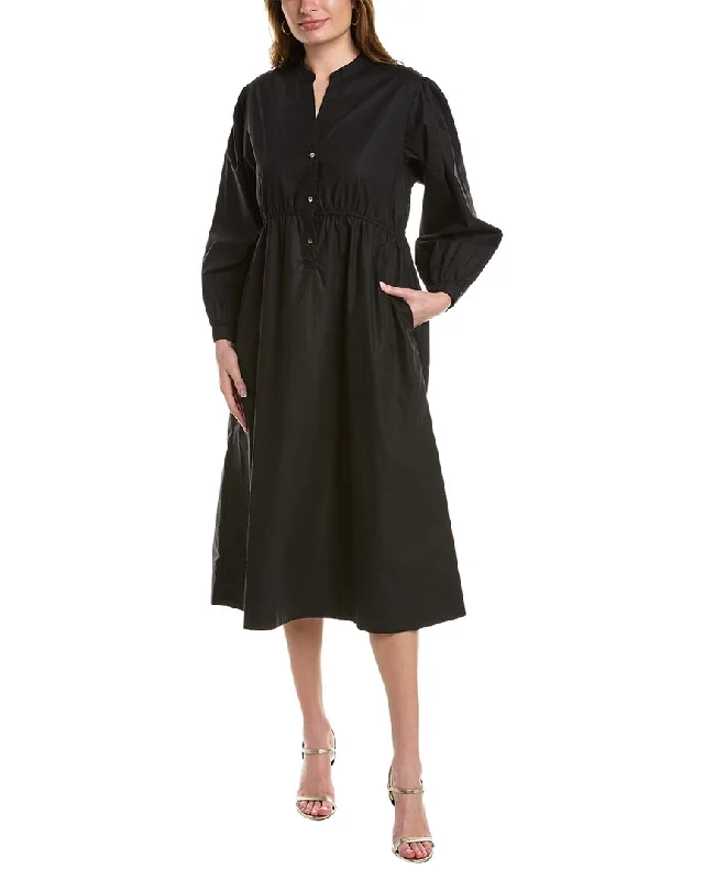 Soft Textures Johnny Was Relaxed Henley Dress