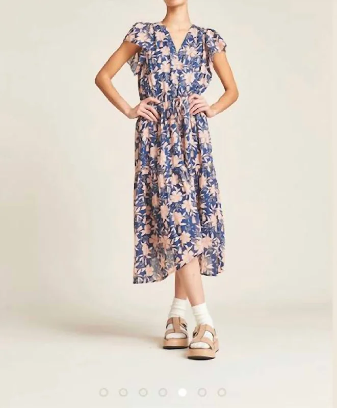 Cozy Essentials Wear Kristi Dress in Paloma Floral
