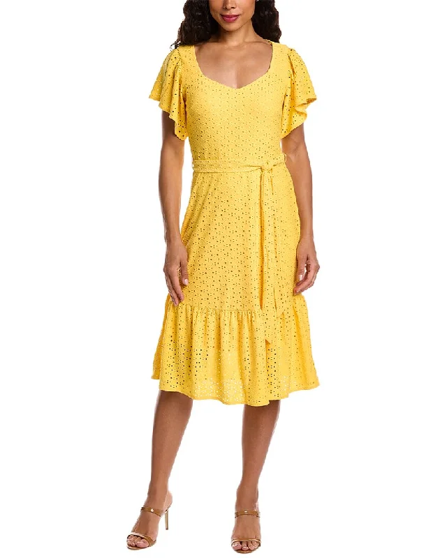 Comfortable Fashion Looks London Times Eyelet Midi Dress