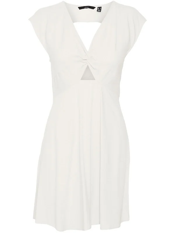 Casual Chic Looks Womens Open Back Kne Midi Dress