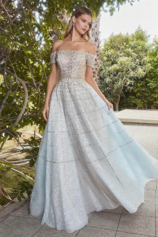 Everyday Outfits Andrea and Leo A0724 - Lattice Beaded A-Line Prom Dress