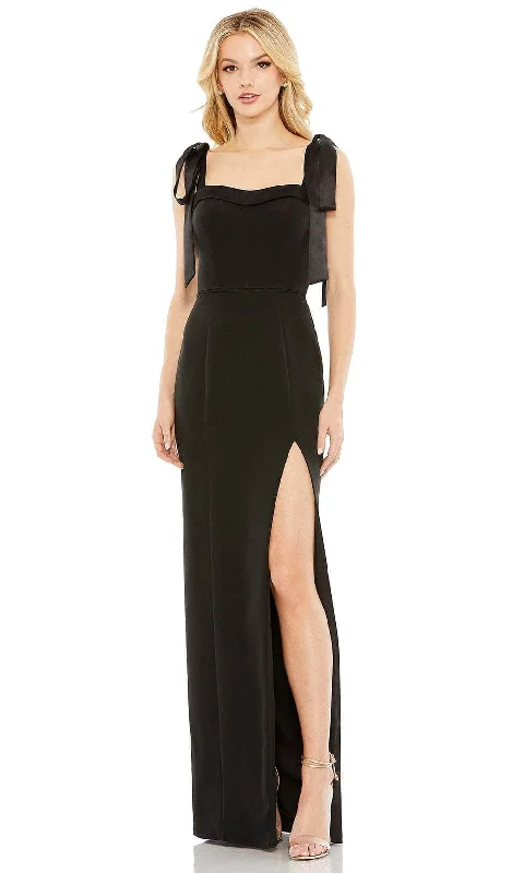 Cozy Fashion Ieena Duggal 49620 - Sleeveless Square Back Evening Dress