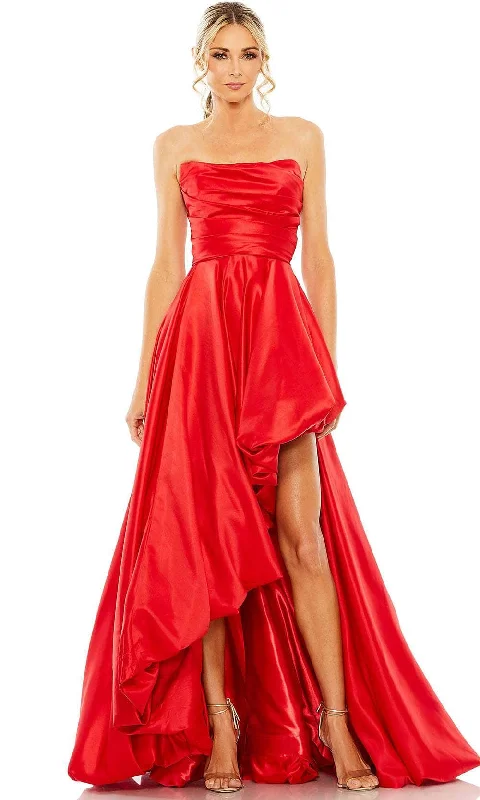 Sporty Wear Mac Duggal 11685 - Strapless Satin Prom Gown