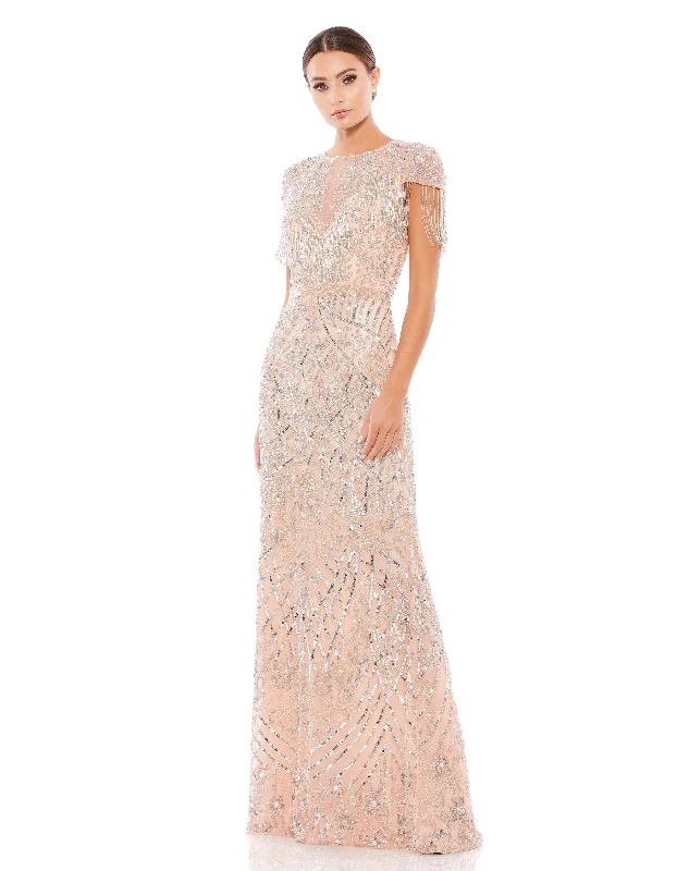Relaxed Tops Mac Duggal 4715 Dress