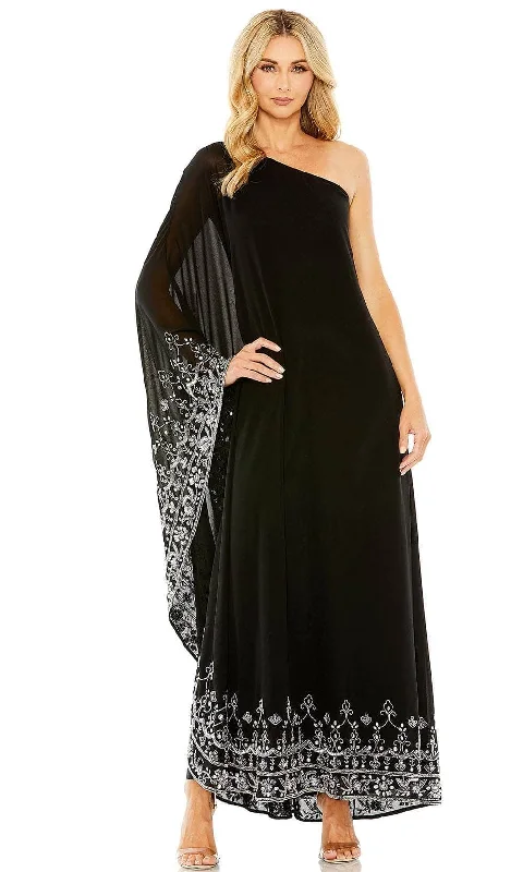 Fashion Comfort Mac Duggal 9251 - Asymmetric Chiffon Sheath Dress