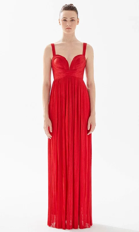 Casual Chic Outfits Tarik Ediz 98216 - Sweetheart Pleated Prom Gown