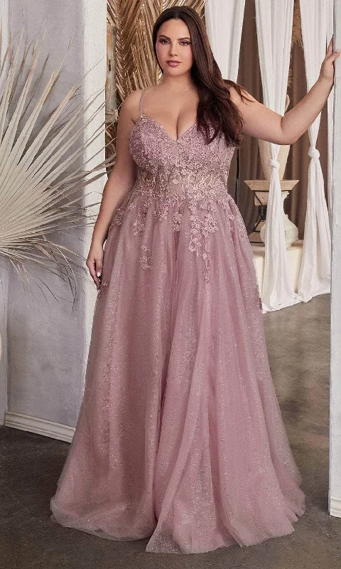 Weekend Comfort Ladivine C148C - Sleeveless Embroidered Prom Gown