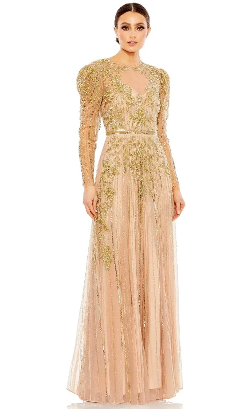 Soft Feel Mac Duggal 93638 - Sequined A-line Enchanting Dress